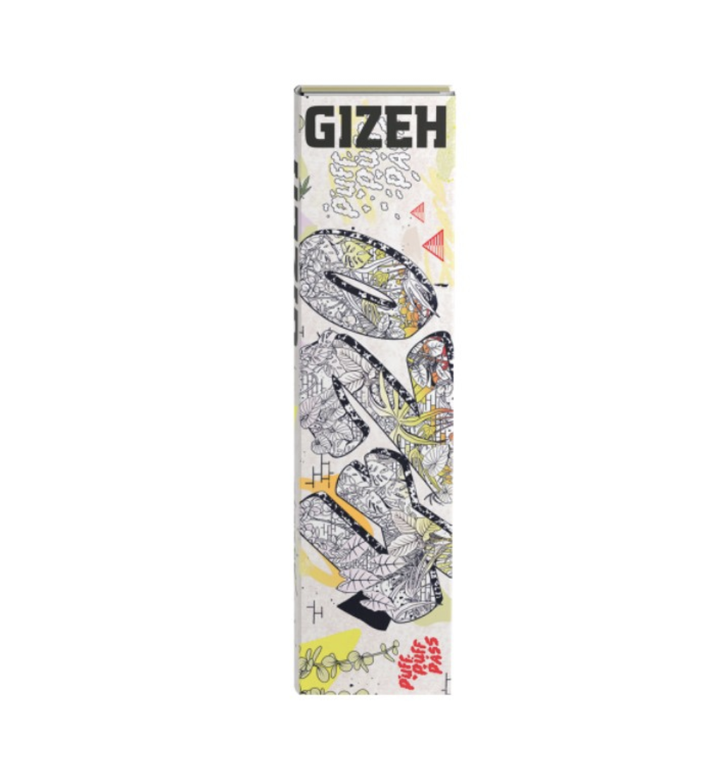 GIZEH Black King Size Slim + Tips 420 Sneaker Edition