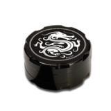 Black Leaf Grinder Aluminimium 2 Parts 40mm Dragon