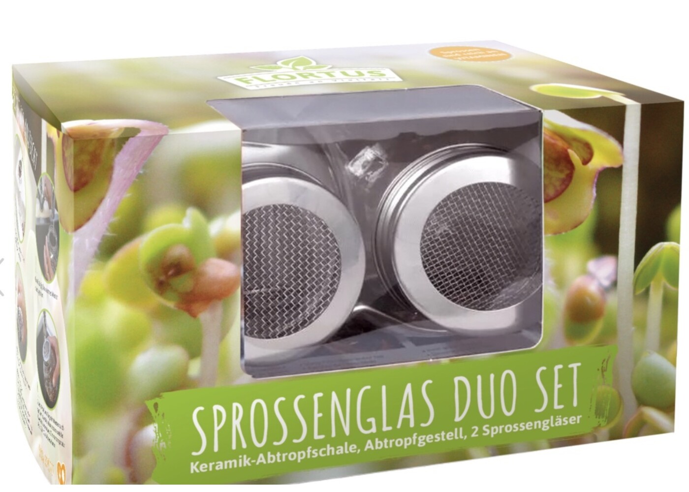 Flortus Sprossenglas Duo Set (2x425ml)