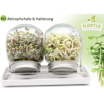 Flortus Sprossenglas Duo Set (2x425ml)