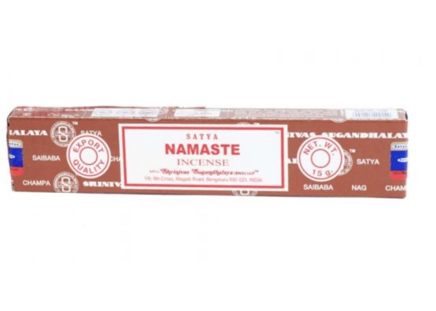 Nag Champa Räucherstäbchen  Namaste 15g