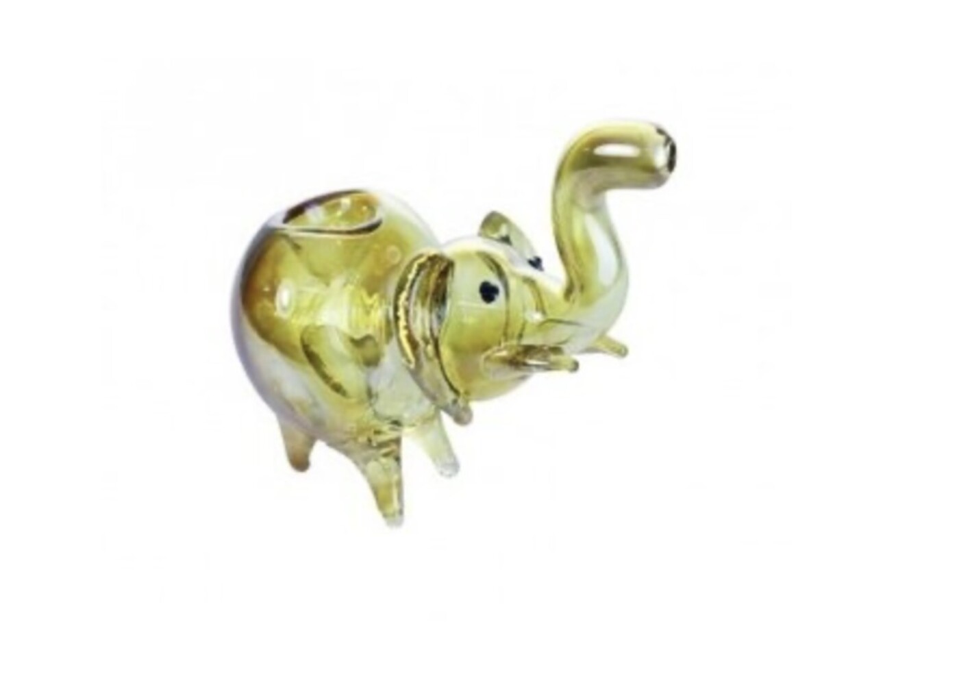Pfeife Elefant gold 12cm