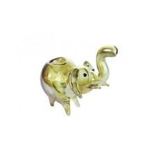 Pfeife Elefant gold 12cm