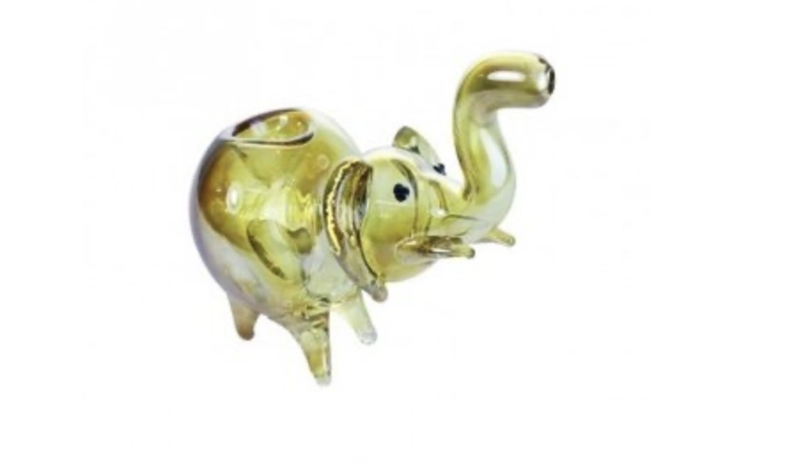 Pfeife Elefant gold 12cm