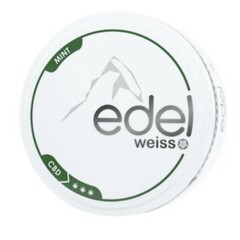 Edelsnus Edelsnus CBD Mint Snus - All White Slim