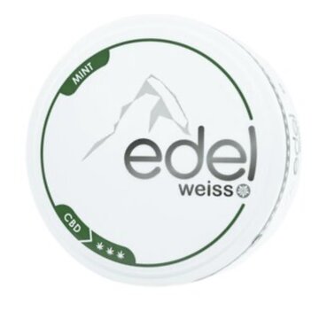 Edelsnus Edelsnus CBD Mint Snus - All White Slim