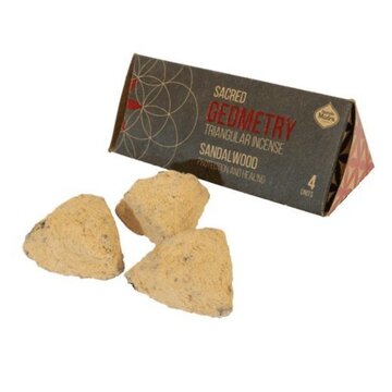  Sagrada Madre Räucherkegel Geometria Sandelholz 4er Set