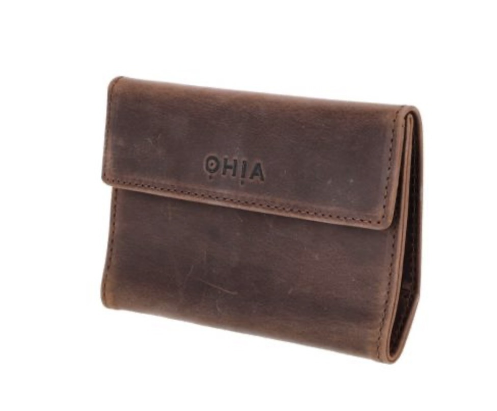 Ohia OHIA Drehertasche echt Leder braun