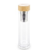 Ohia OHIA Thermosflasche aus Glas mit Bambusdeckel