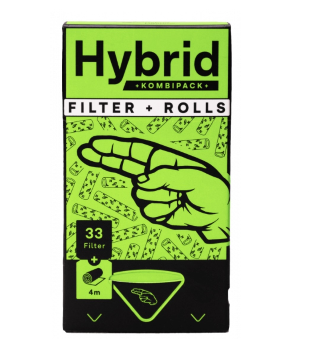 Tux Hybrid Supreme Aktikvkohlefilter & Rolls 33 Stk.