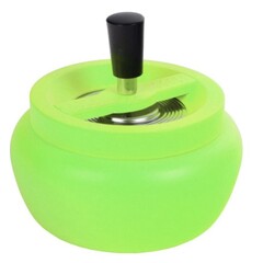 Drehaschenbecher matt Neon Grün