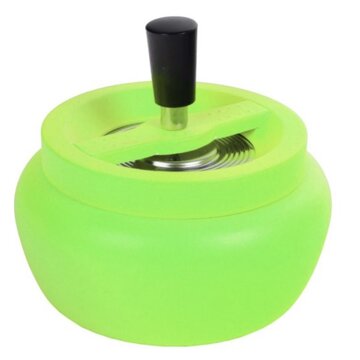  Drehaschenbecher matt Neon Grün