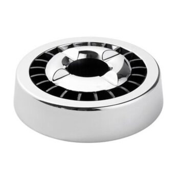  Aschenbecher Smokeless Chrom 13cm