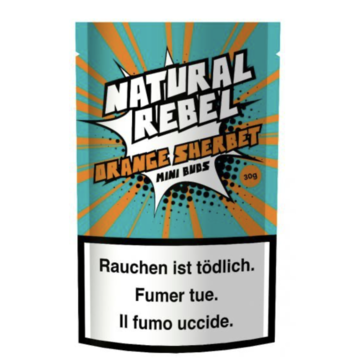 Bergblüten NATURAL REBEL CBD Mini Buds Orange Sherbet 30g