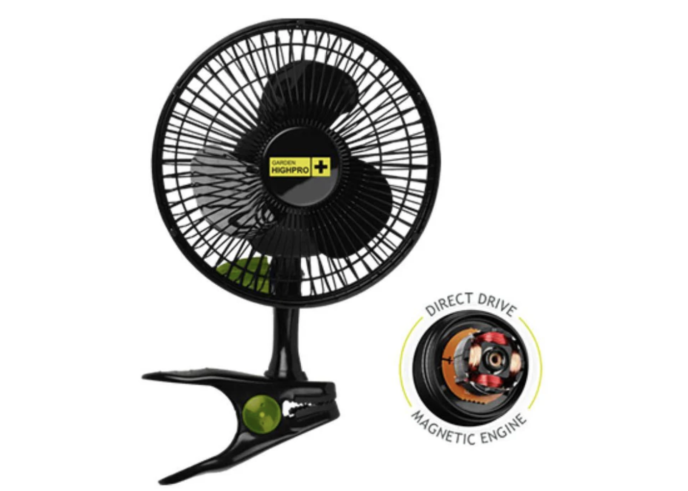 GardenHighPro GHP Clip Fan 20cm 12Watt