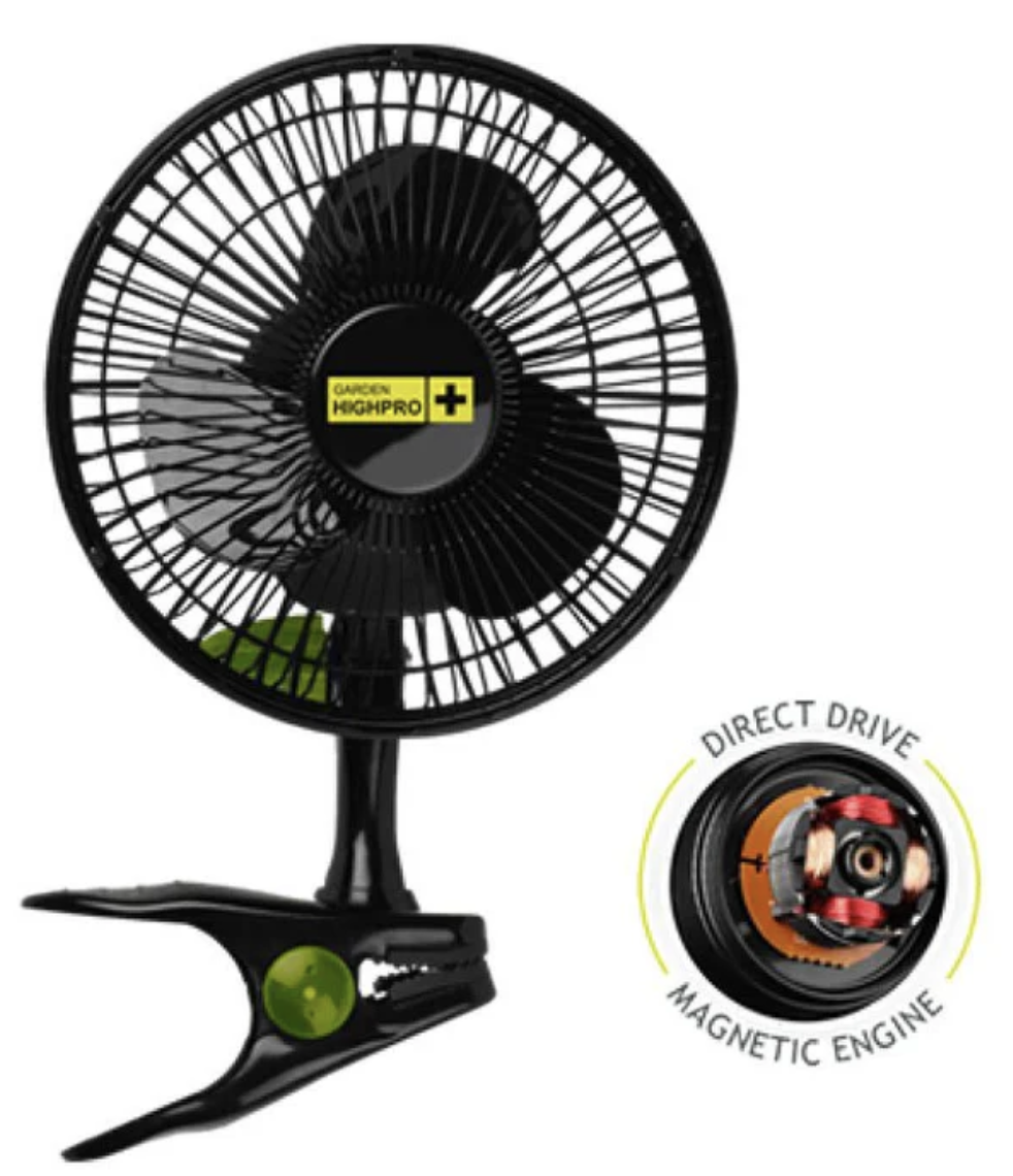 GardenHighPro GHP Clip Fan 20cm 12Watt
