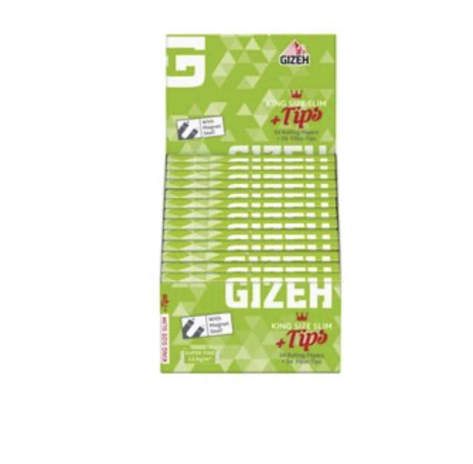 Gizeh GIZEH King Size Slim Super Fine + Tips