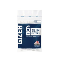 GIZEH Slim Filter Aktivkohle 6mm 120 Stk.
