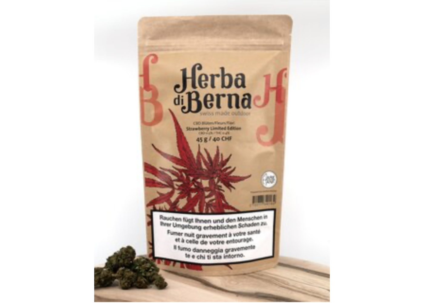 Herba di Berna Herba di Berna Strawberry Outdoor 45g
