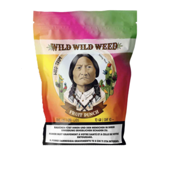 CBD Wild Wild Weed Fruit Punch Wild Trim Sitting Weed 10g