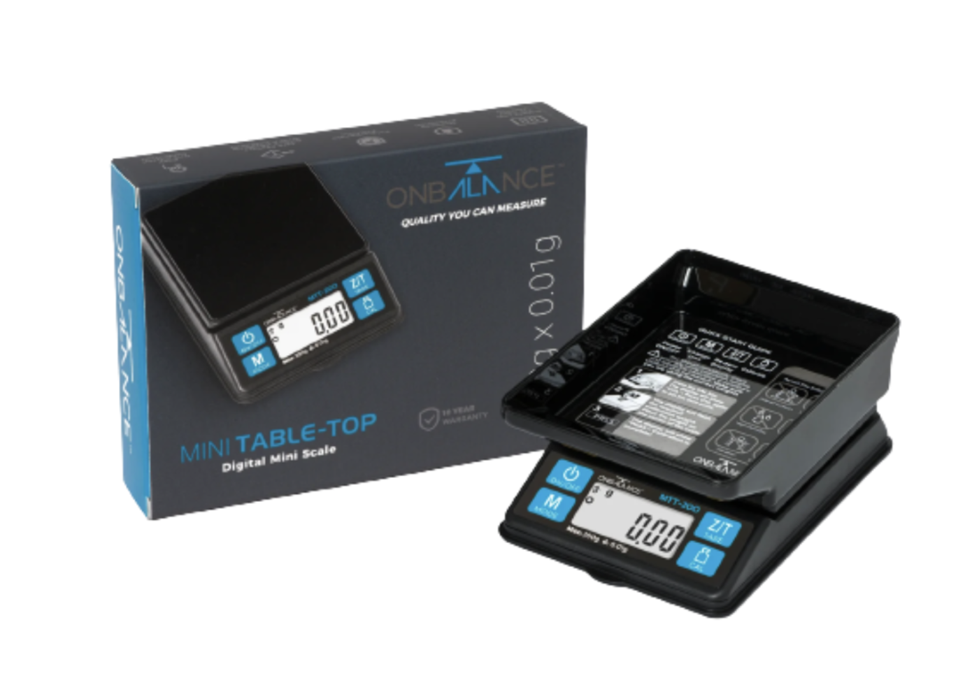 ON BALANCE MINI TABLE TOP SCALE 200G X 0.01G