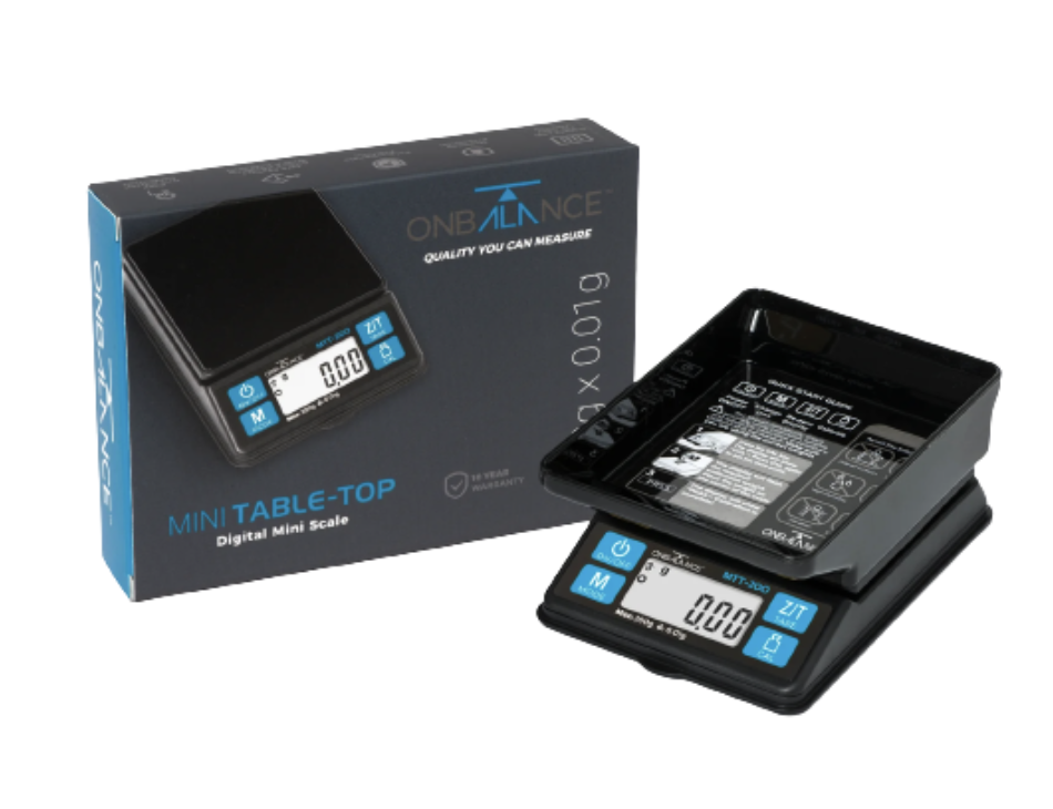 ON BALANCE MINI TABLE TOP SCALE 200G X 0.01G