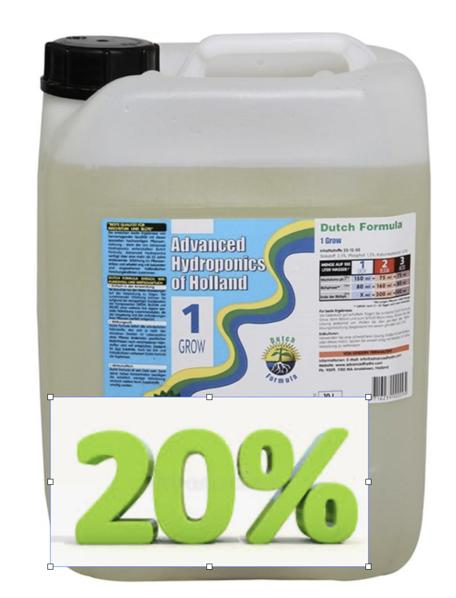 Advanced Hydroponic Advanced Hydroponics Dutch Formula Grow 10l