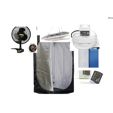  Growbox Set 80x80x180cm LED Dimlux 200W