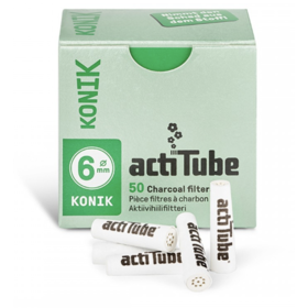 Tune Acti Tube Aktivkohlefilter Konik 6mm 50er Pack