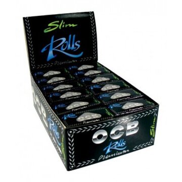 OCB OCB Black Slim Rolls Box  24 Rollen