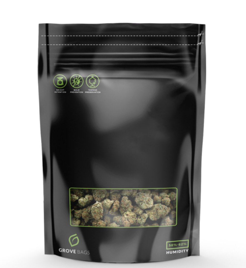 Terploc GroveBags TerpLoc Window Pouch for 250g