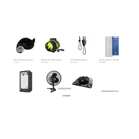  Growbox Set LED 60x60x160cm Lumii 150W