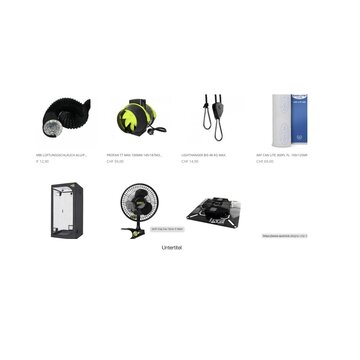  Growbox Set LED 60x60x160cm Lumii 150W