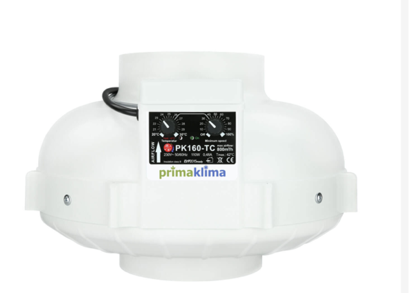 Prima Klima Prima Klima TC 160mm 800m3/h
