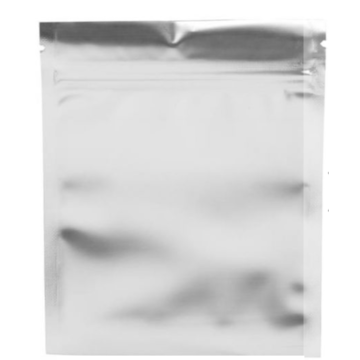  ZIP-Beutel Grip Nylon silber 125x100mm