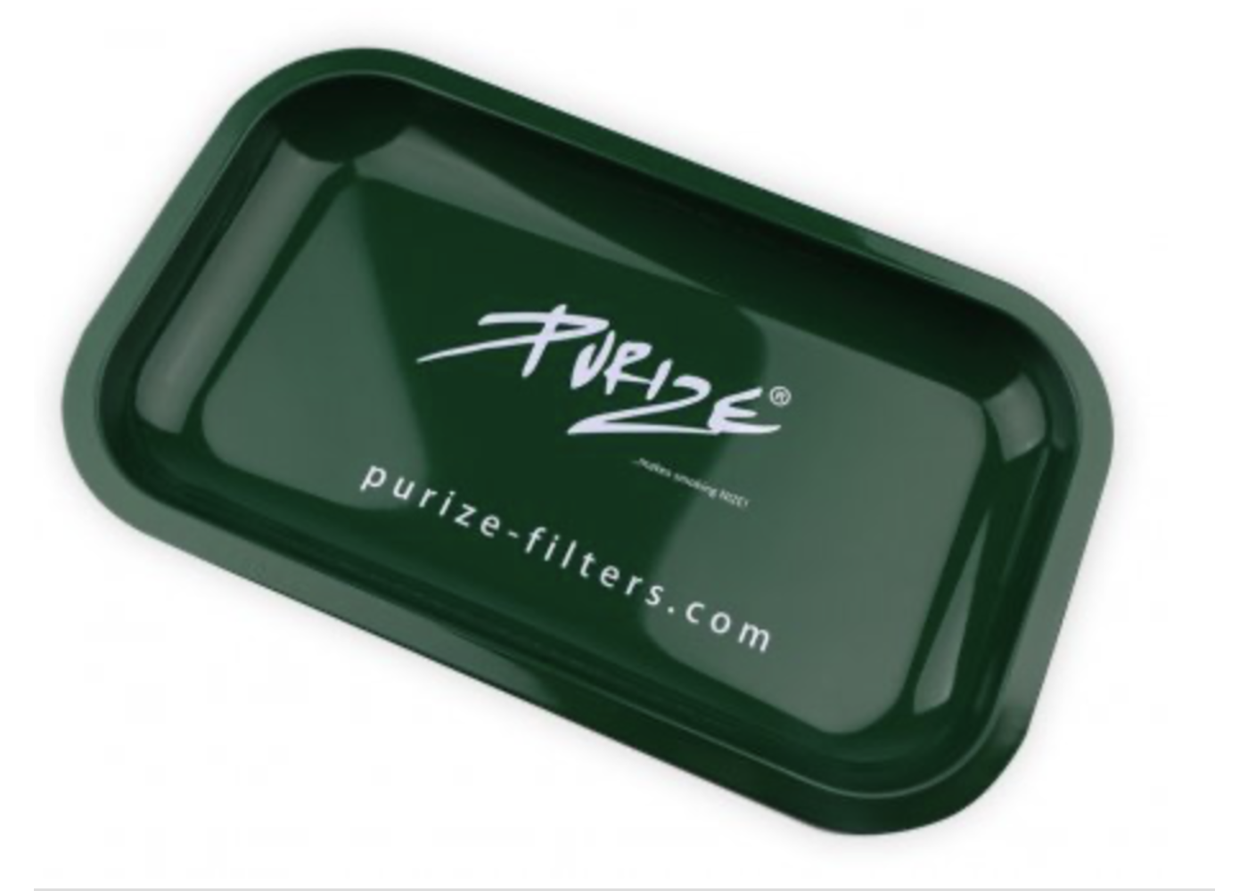Purize Tray Green Metall 27x16cm