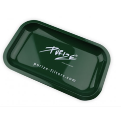 Purize Tray Green Metall 27x16cm