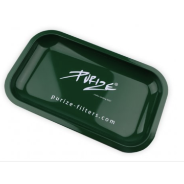  Purize Tray Green Metall 27x16cm