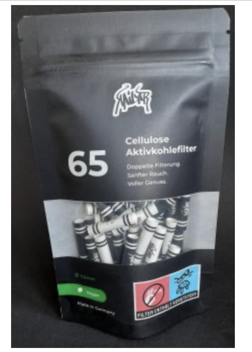 Kailar Kailar Cellulose- und Aktivkohlefilter 65er Pack, MIX schwarz/weiß, 5.9 mm Ø