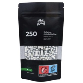 Kailar Kailar Cellulose- und Aktivkohlefilter 250er Pack, weiß, 5.9 mm Ø