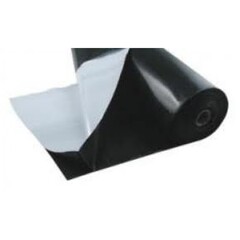 Schwarz/Weiss Folie dünn 2m breit Preis ganze Rolle 50x2m