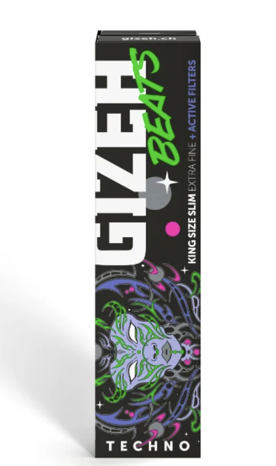 GIZEH Beats Swiss Edition Kingsize Slim + Active Filter (16 Stk.)