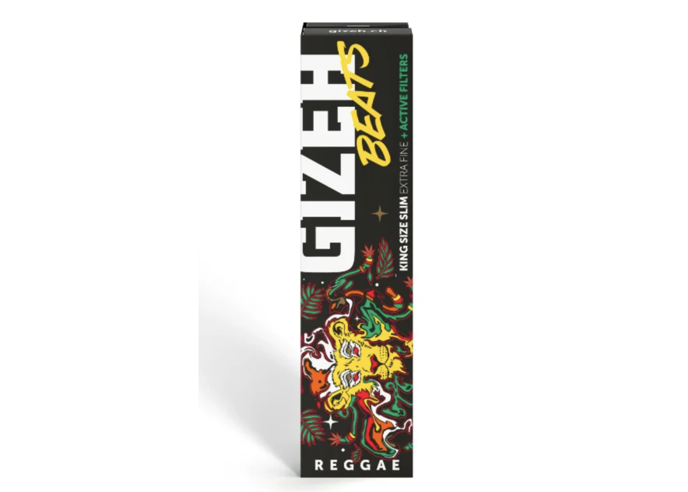 GIZEH Beats Swiss Edition Kingsize Slim + Active Filter (16 Stk.)