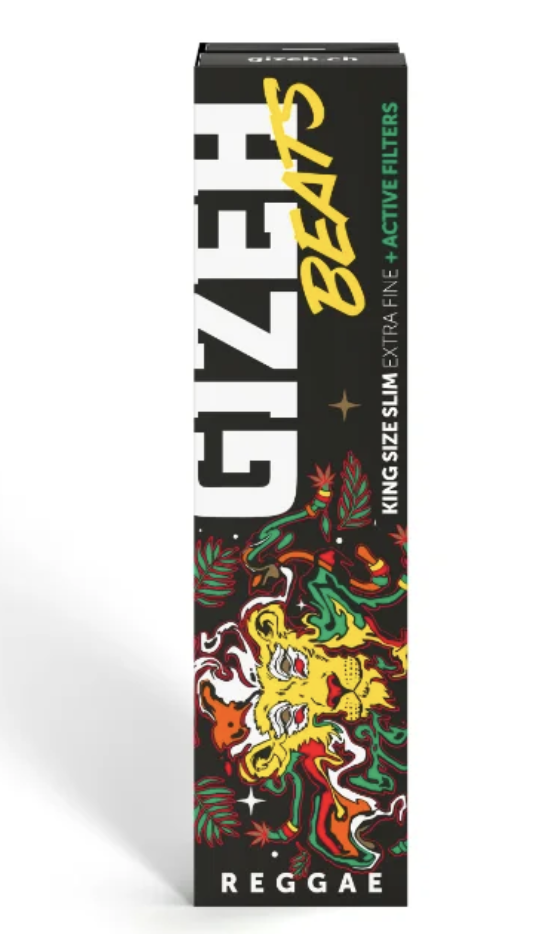 GIZEH Beats Swiss Edition Kingsize Slim + Active Filter (16 Stk.)