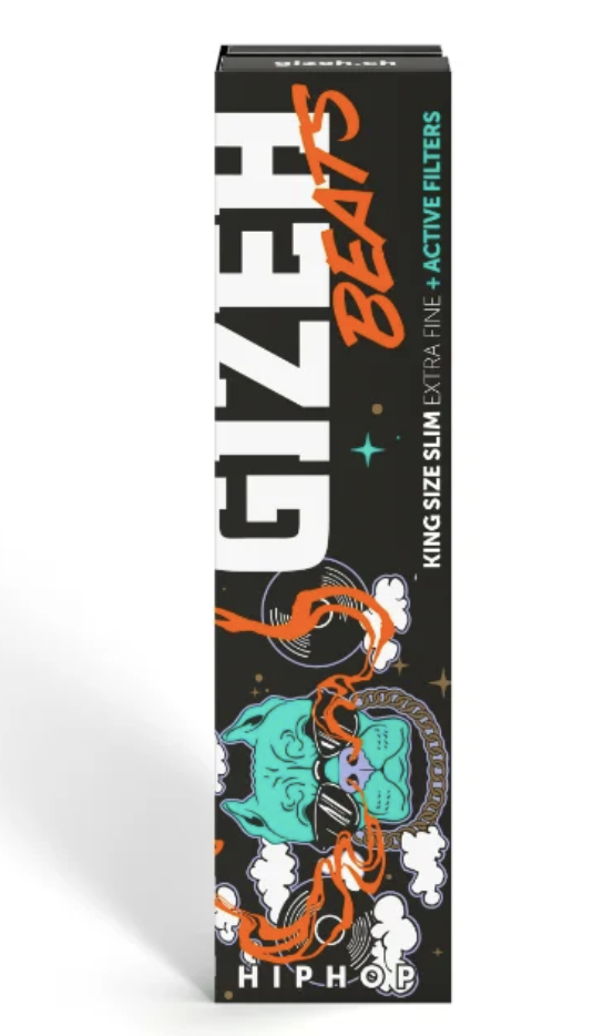 GIZEH Beats Swiss Edition Kingsize Slim + Active Filter (16 Stk.)