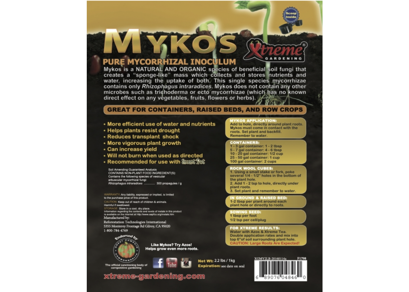 Xtreme Gardening Mykos 1kg