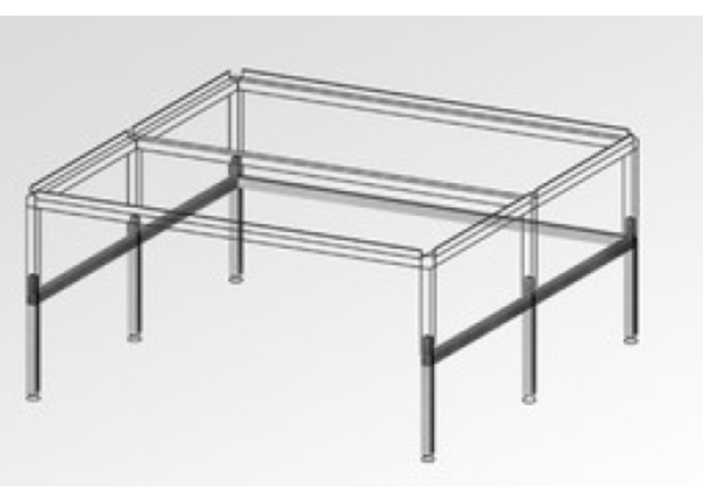 GrowRACK 1.2 Extension Set 55 auf 55 cm