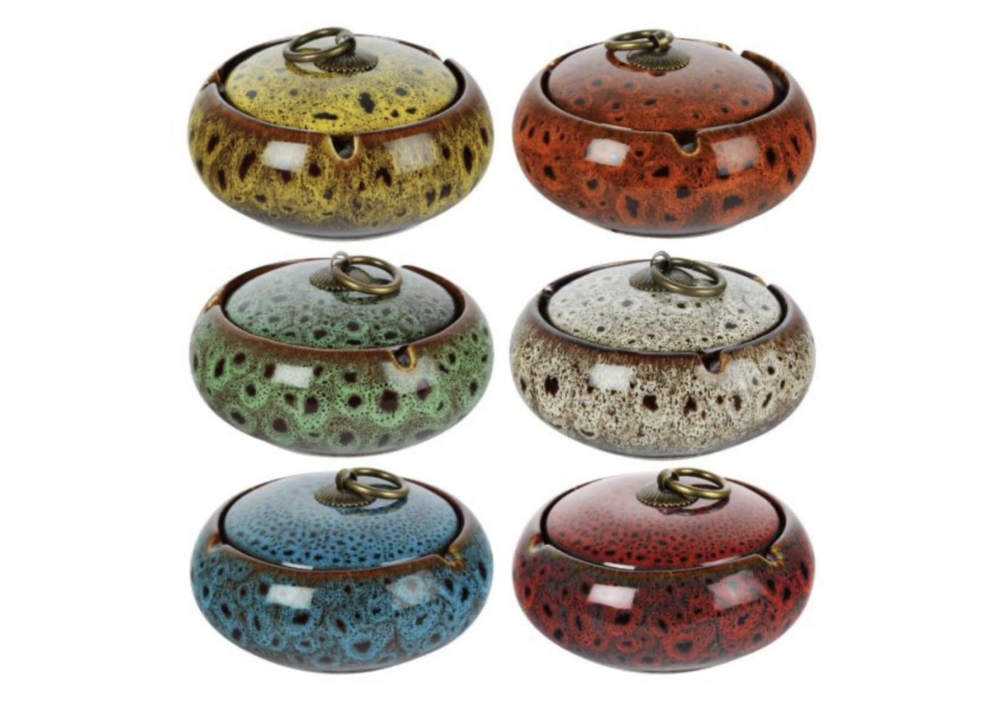 Keramik Aschenbecher Oriental