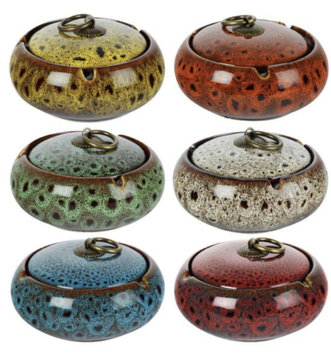 Keramik Aschenbecher Oriental