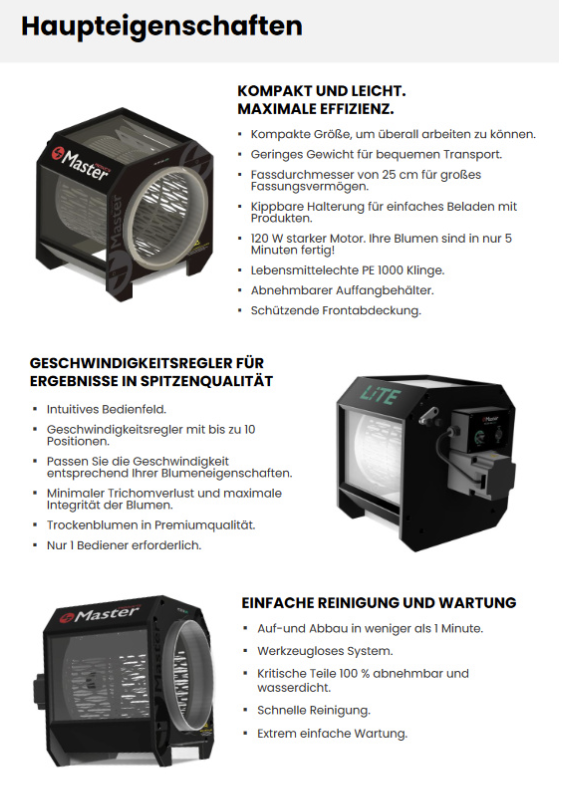 Master Trimmer Master Trimmer Dry 100 Lite